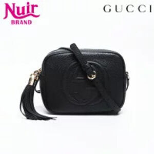 Gucci Soho Leather Shoulder Bag Black